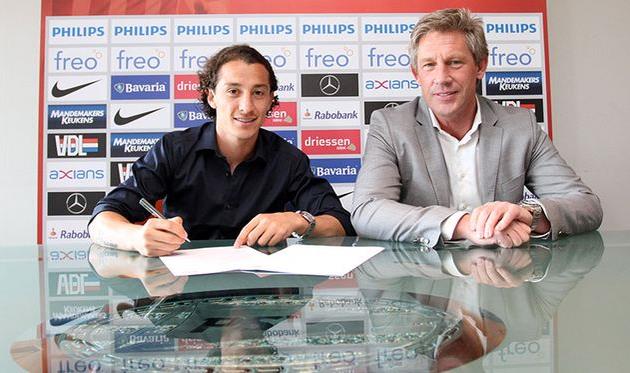 Андрес Гуардадо, psv.nl