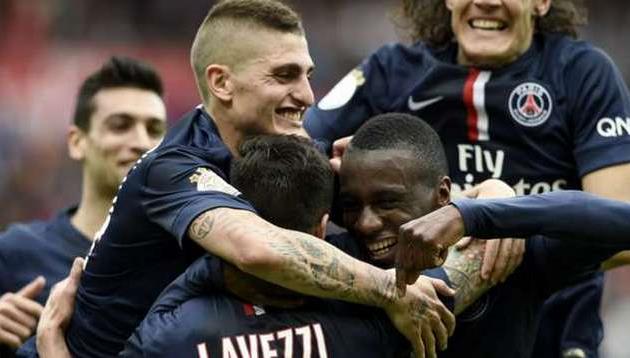 Марко Верратти и игроки ПСЖ, getty images