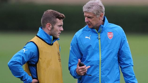 Уилшир и Венгер, skysports.com