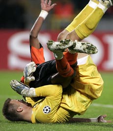 В Донецке Брандао и компания затоптали команду Боруца, dailymail.co.uk