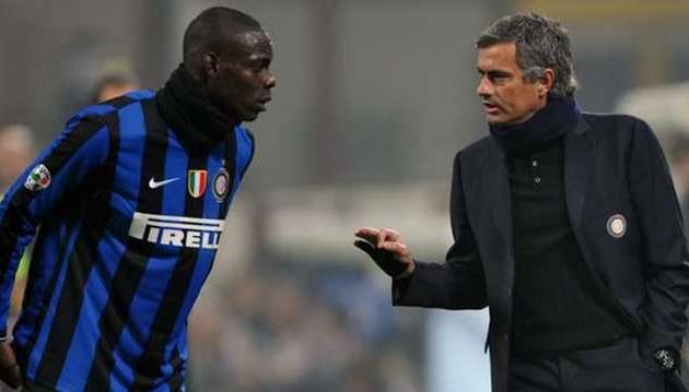 Балотелли и Жозе Моуриньо, Getty Images