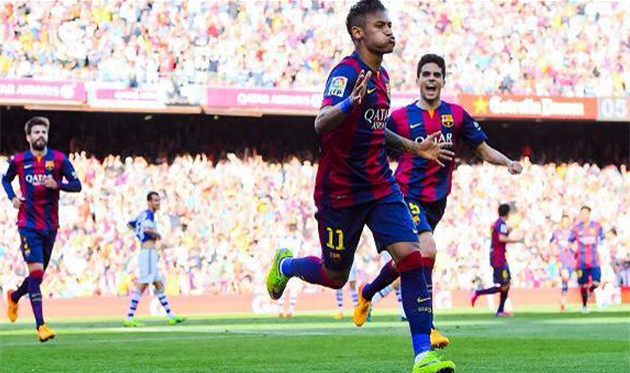 Неймар забивает, Getty Images