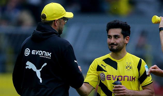 Юрген Клопп и Илкай Гюндоган, Getty Images