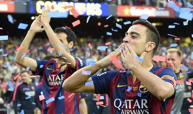 Хави. Прощание с болельщиками depor.pe