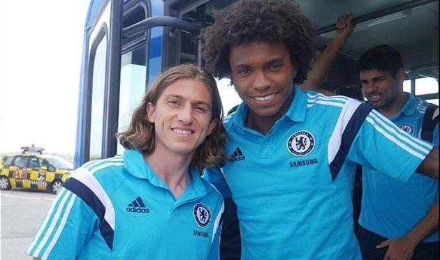 Филипе Луис и Виллиан, @ChelseaFC