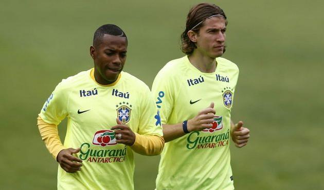 РОбиньо и филипе луис, as.com