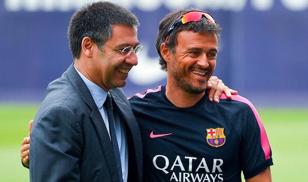 Хосеп Бартомеу и Луис Энрике, Getty Images