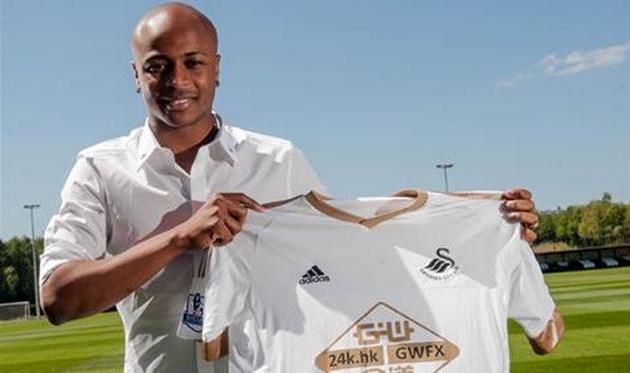 АНдре Айю, swanseacity.net