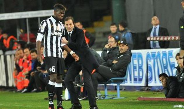 Аллегри и Погба, ansa