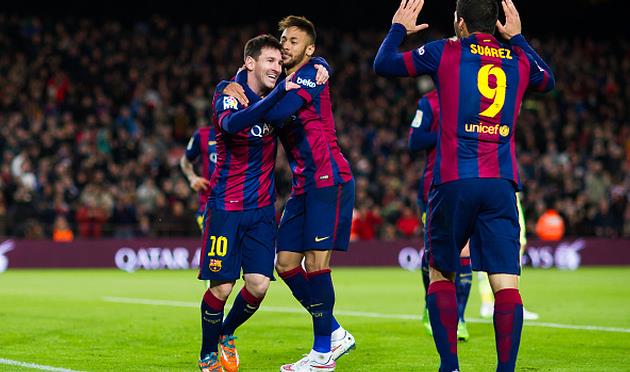 ЛИОНЕЛЬ МЕССИ, НЕЙМАР, ЛУИС СУАРЕЗ, Getty Images