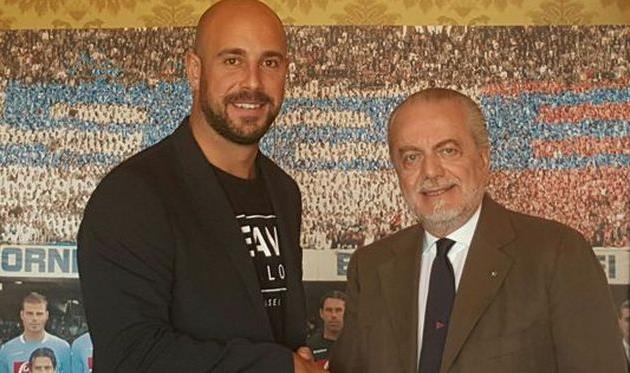 Пепе Рейна и Аурелио Де Лаурентис, sscnapoli.it