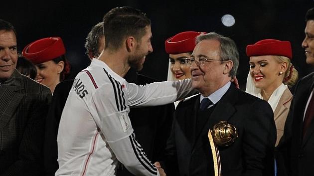 Серхио Рамос и Флорентино Перес, marca.com