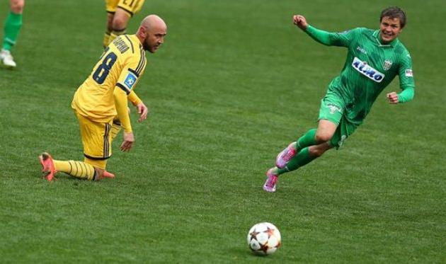 Денис Кожанов (справа), © Александр Осипов, Football.ua