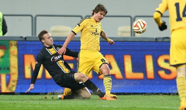 Павел Ребенок в действии, фото Football.ua