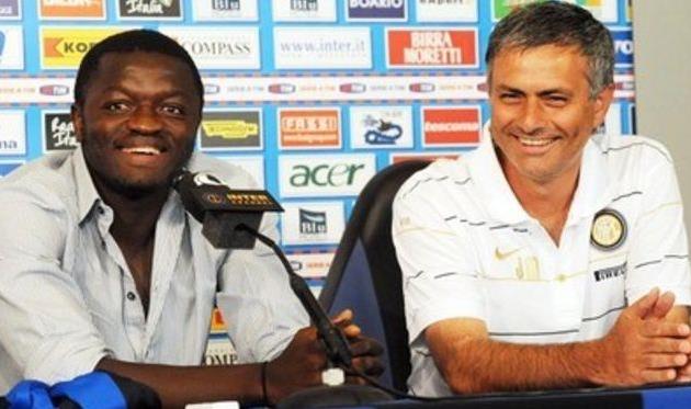 Мунтари и Моуриньо, inter.it