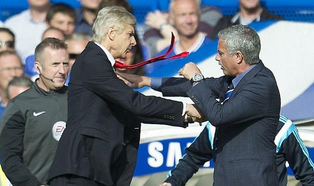 венгер vs моуриньо, dailymail.co.uk