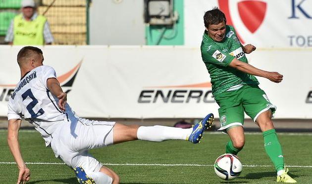 Кожанов в матче против Стали, фото Б. Зайца, Football.ua