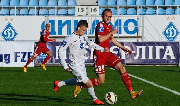 Гвилия в матче против Черноморца, фото М. Масловского, Football.ua