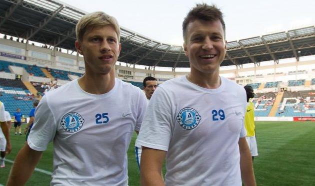Федорчук и Ротань, фото С.Ведмидя, Football.ua