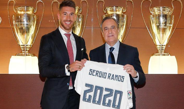 СЕРХИО РАМОС И ФЛОРЕНТИНО ПЕРЕС, REALMADRID.COM