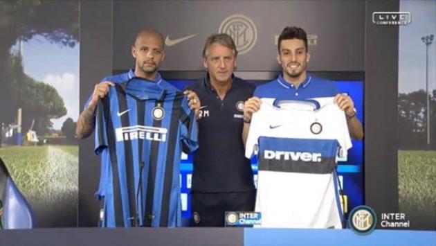 МЕЛО, ТЕЛЛЕС, МАНЧИНИ, ФОТО: ТВИТТЕР ИНТЕРА