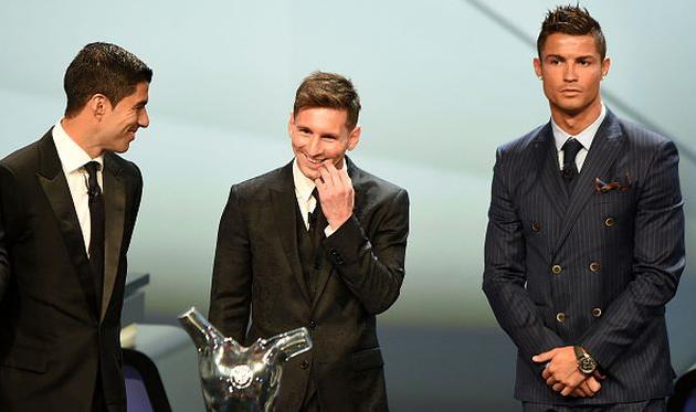 Луис Суарес, Лионель Месси, Криштиану Роналду, Getty Images