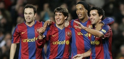 Домашняя Барса гостевой не ровня, фото AP