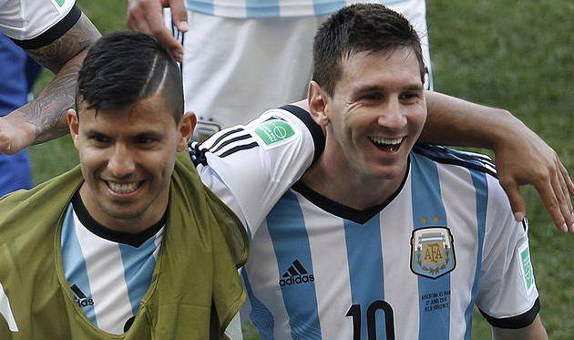Серхио Агуэро и Лионель Месси, espn.com