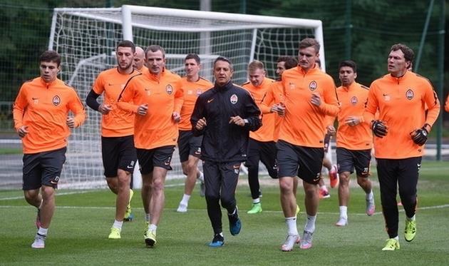 Игроки донецкого Шахтера на тренировке, shakhtar.com