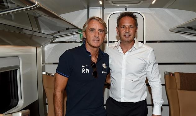 Роберто Манчини (слева) и Синиша Михайлович (справа), gettyimages