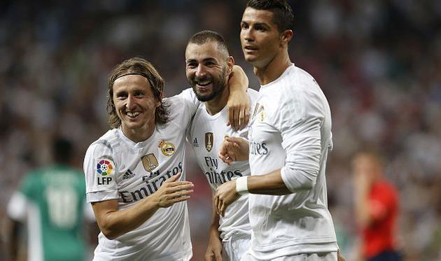 Модрич, Бензема, Роналду, Getty Images