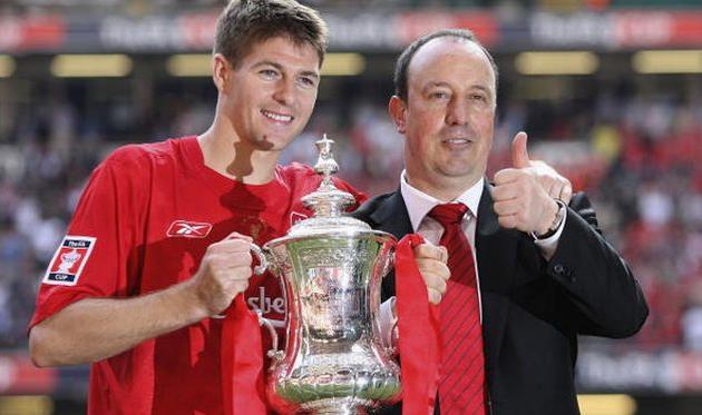 Стивен Джеррард, Рафаэль Бенитес, Getty Images