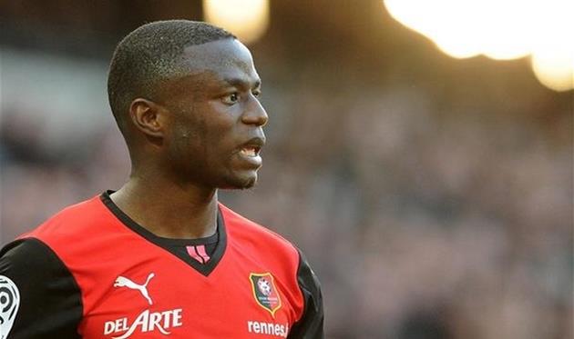 Поль-Жорж Нтеп - автор первого гола Ренна в ворота Нанта, merseyreds.com