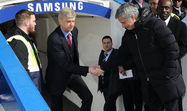 Арсен Венгер и Жозе Моуриньо, Getty Images