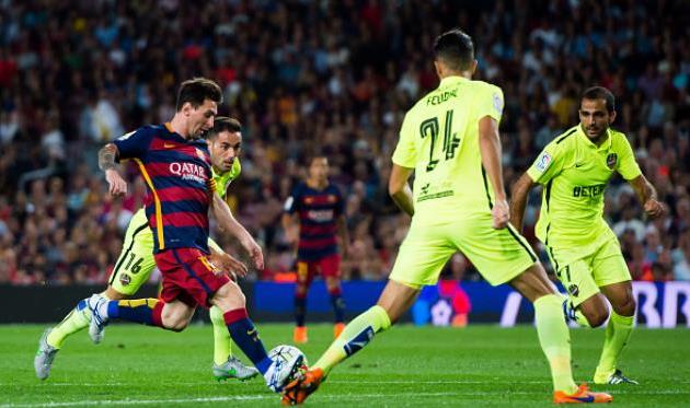 Месси против защитников Леванте, GettyImages