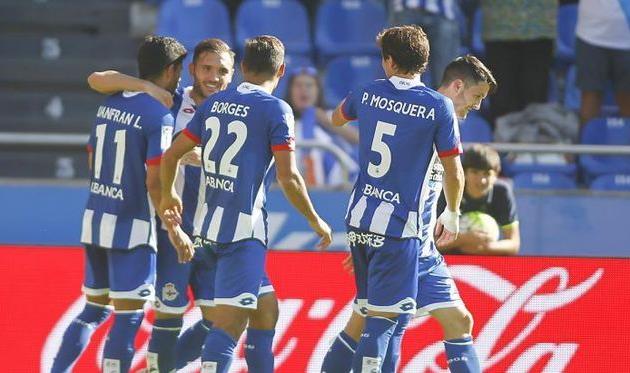 Радость игроков Депортиво, LaLiga