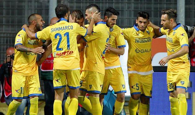 Радость игроков Фрозиноне, Getty Images