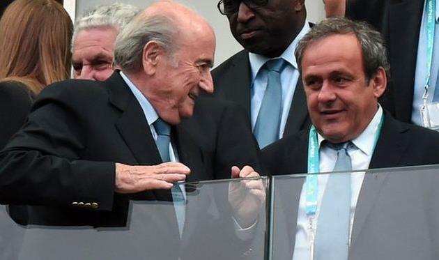 Блаттер и Платини, bbc.co.uk