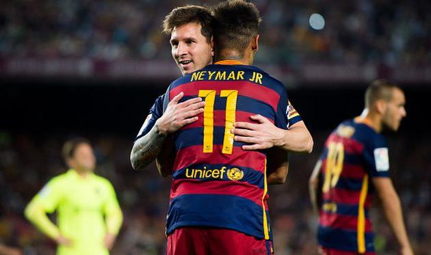 Неймар и Лионель Месси, Getty Images