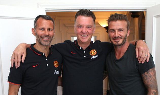 Гиггз, ван Гаал и Бекхэм, Getty Images