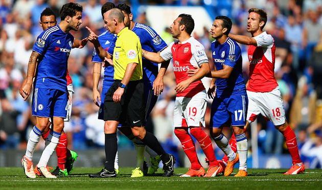 Атмосфера в последнем лондонском дерби была накалена до предела, Getty Images