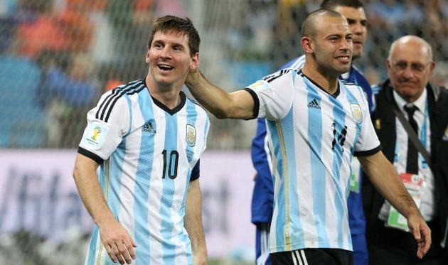 Лионель Месси, Хавьер Маскерано, Getty Images