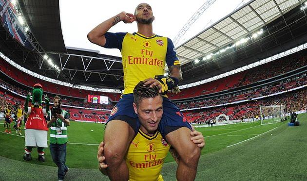 Уолкотт и Жиру, getty images