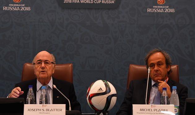 Блаттер и Платини, getty images