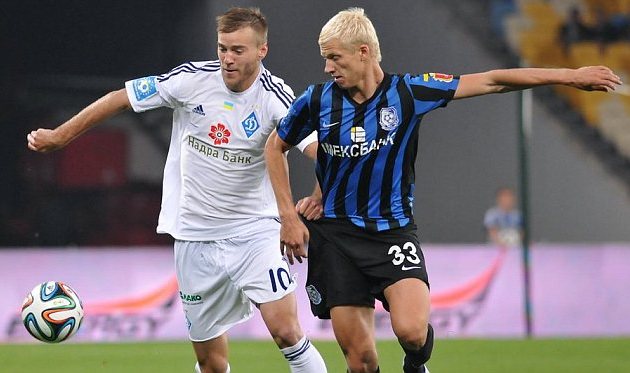 АНДРЕЙ СЛИНКИН ПРОТИВ АНДРЕЯ ЯРМОЛЕНКО, ФОТО И.ХОХЛОВА, FOOTBALL.UA