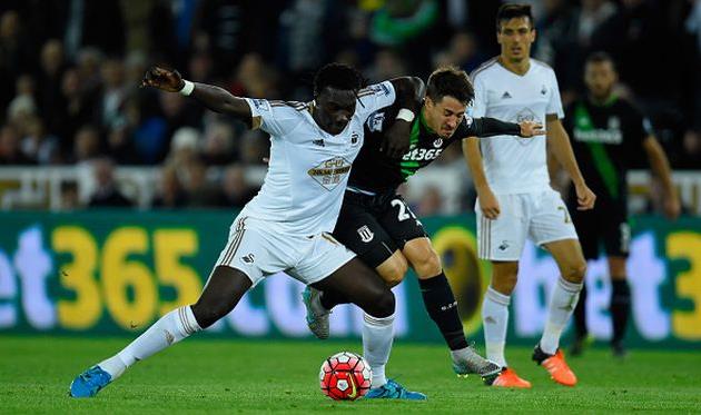 Боян Кркич забил победный гол в ворота Суонси, Getty Images