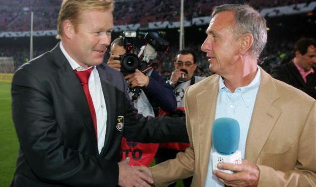 Рональд Куман (слева) и Йохан Кройфф, Getty Images