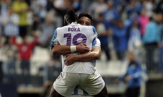 Малага остановила Депор, La Liga