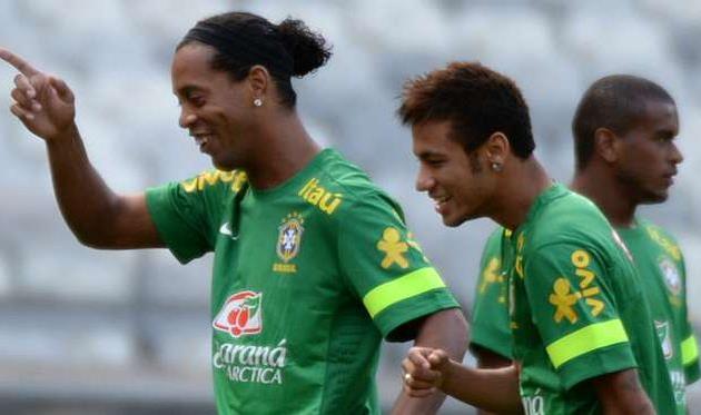 Роналдиньо и Неймар, Getty Images