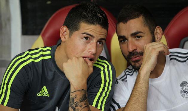 Джеймс Родригес, Карим Бензема, Getty Images